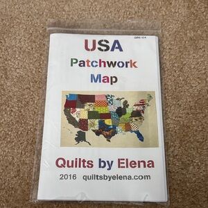 Brand new USA Patchwork Map Quilt Kit